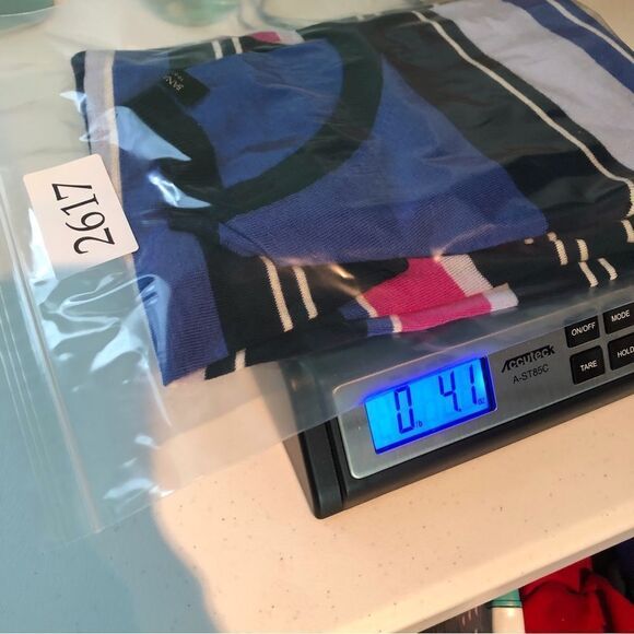 Banana Republic Merino Wool Striped Elbow Sweater Womens Medium Colorful Mature - Picture 6 of 6